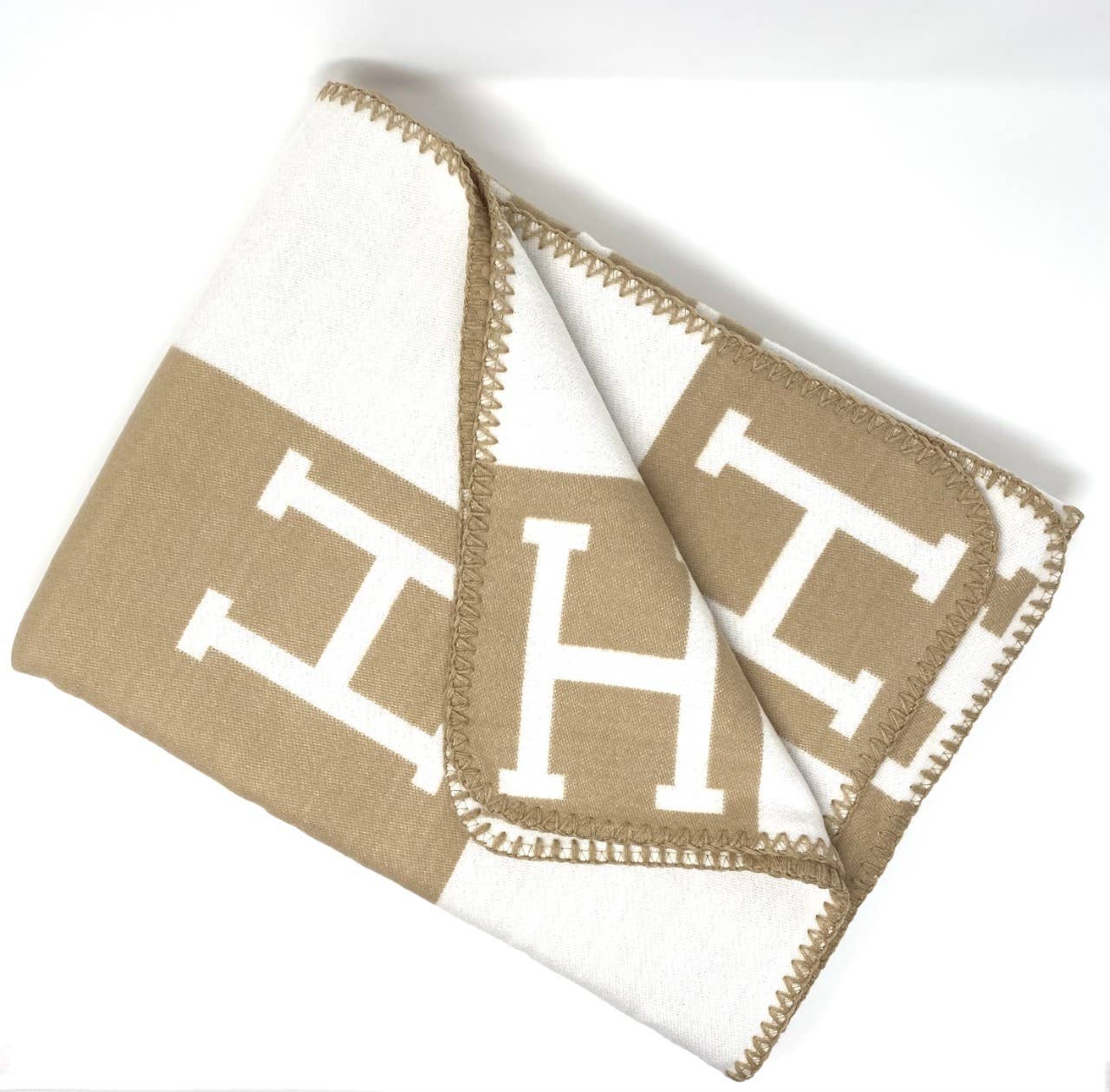 Fornash Monogram H Blanket PREORDER The Great Gift and Paper Co