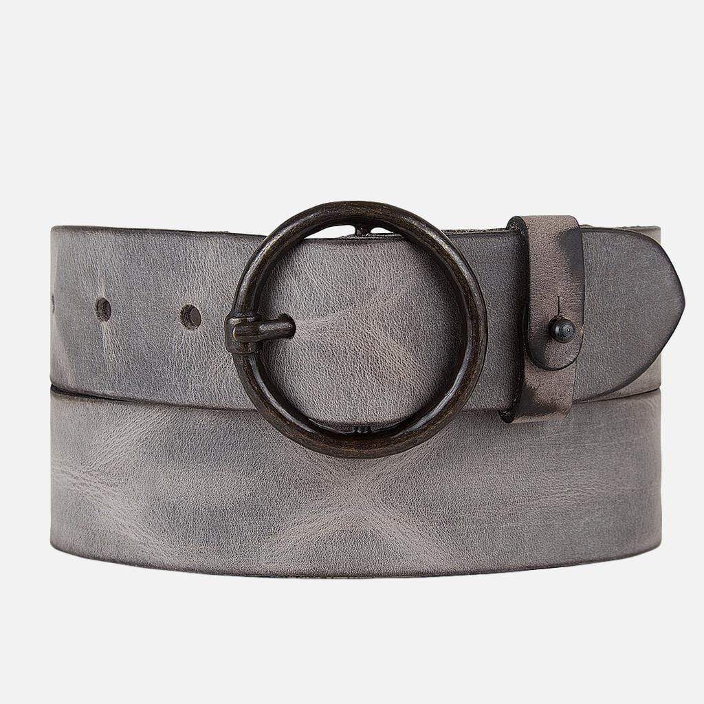 Amsterdam Heritage Belts, Bags, Apparel, Jackets - Pip | Vintage Full-Grain Leather Belt for Women: Anthracite / M/L-95