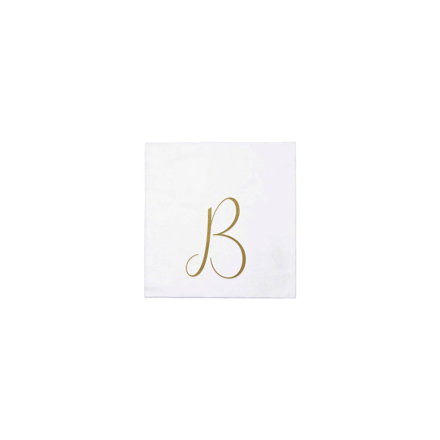 VIETRI Inc. - Papersoft Napkins Gold Monogram Cocktail Napkins (Pack of 20: W