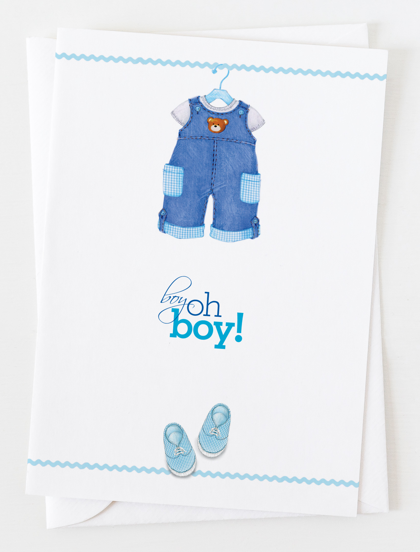 Ann Scott Design - Boy Oh Boy Baby Greeting Card C_1313