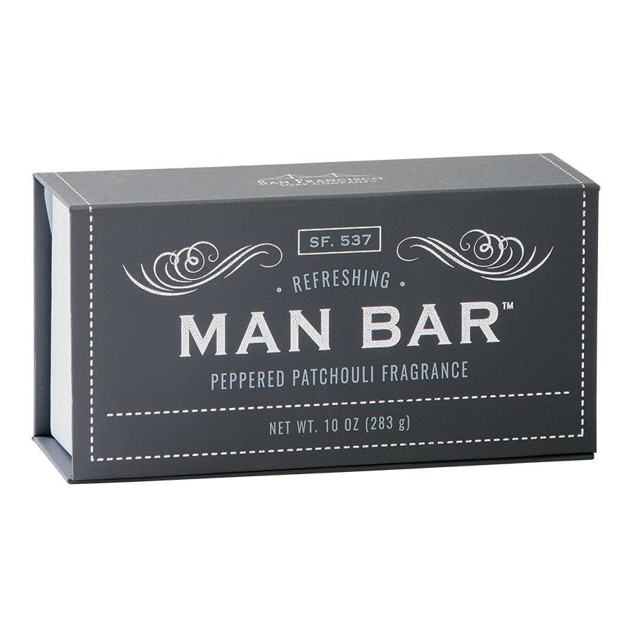 San Francisco Soap / Man Bar Soap - Peppered Patchouli Man Bar