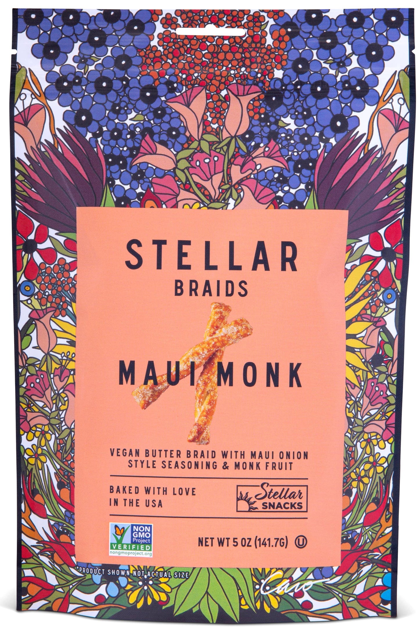 Stellar Snacks - Stellar Pretzel Braids - Maui Monk - 5oz