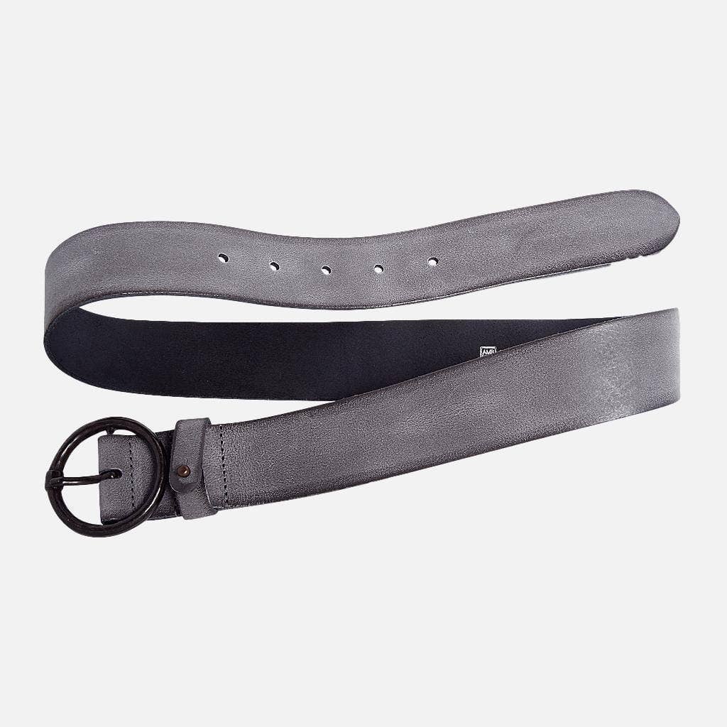 Amsterdam Heritage Belts, Bags, Apparel, Jackets - Pip | Vintage Full-Grain Leather Belt for Women: Anthracite / M-90