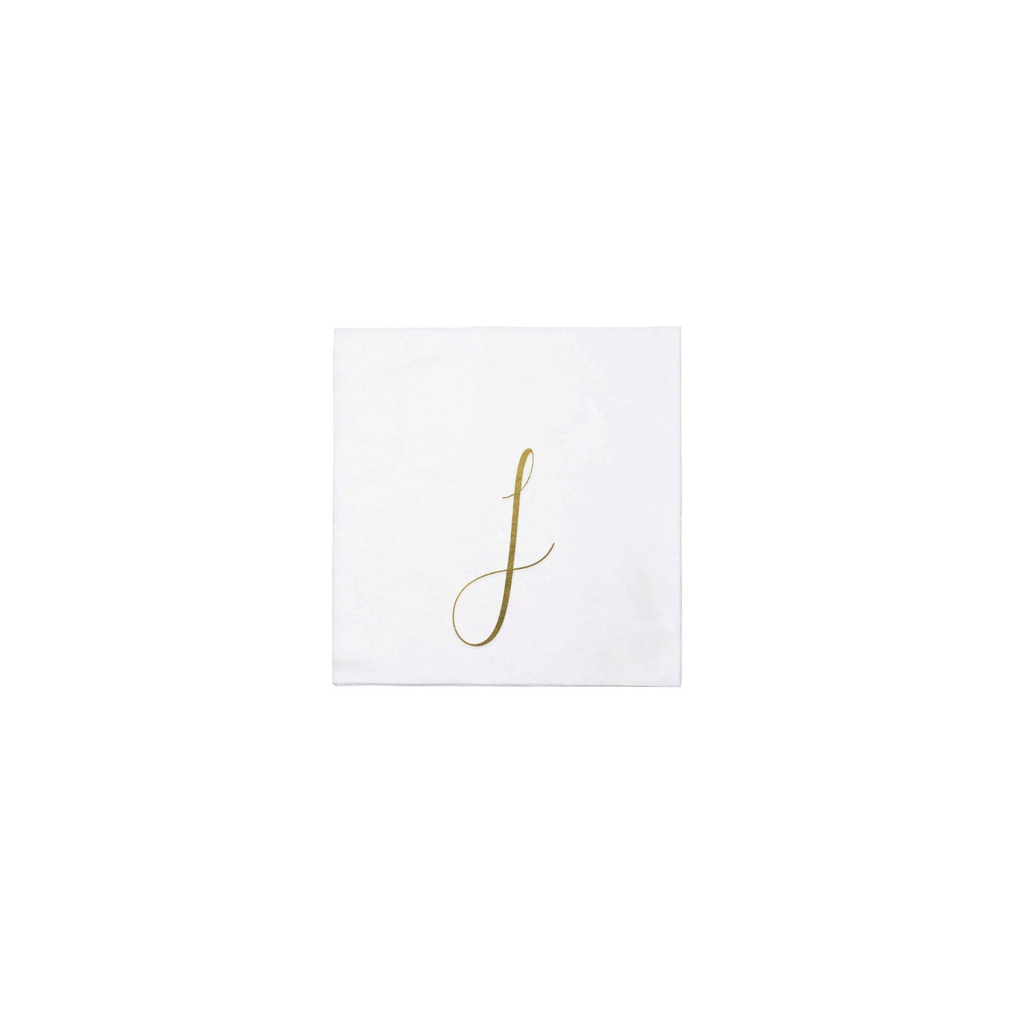 VIETRI Inc. - Papersoft Napkins Gold Monogram Cocktail Napkins (Pack of 20: W