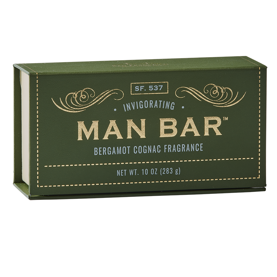 San Francisco Soap / Man Bar Soap - Bergamot & Cognac 10oz Man Bar