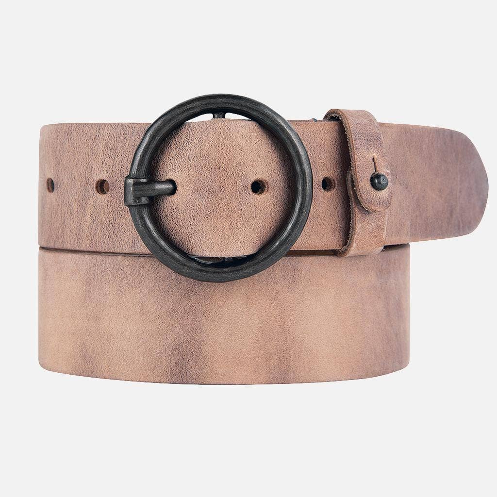 Amsterdam Heritage Belts, Bags, Apparel, Jackets - Pip | Vintage Full-Grain Leather Belt for Women: Anthracite / M/L-95