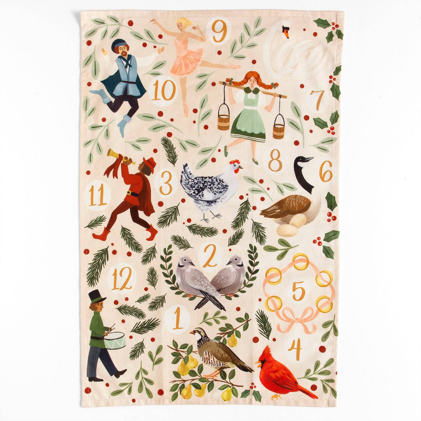 1canoe2 | One Canoe Two Paper Co. - 12 Days Of Christmas Kitchen Towel