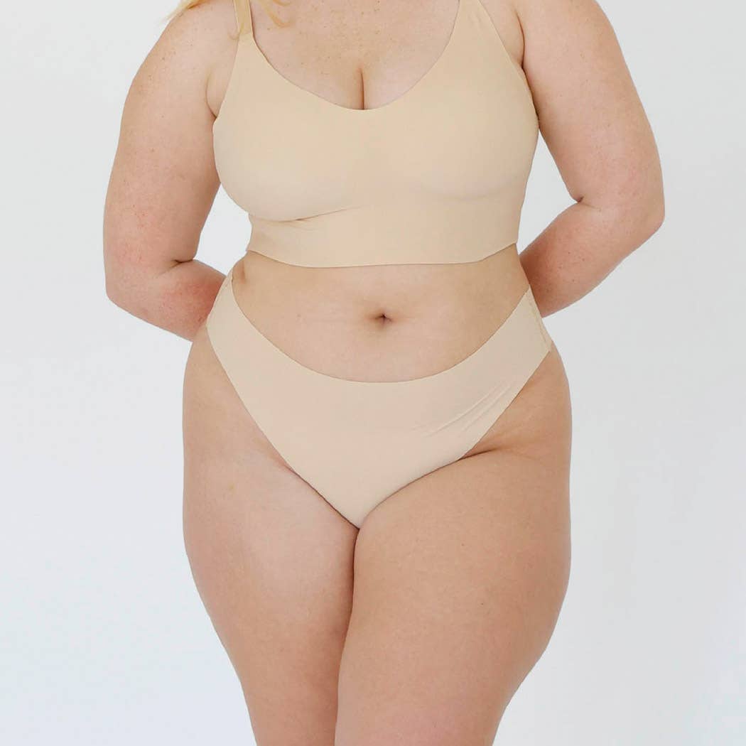 okko - Signature Seamless Thong - Creme: XL